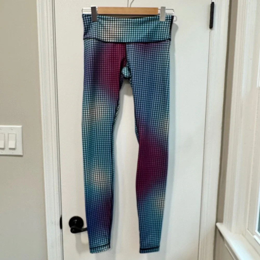 Lululemon Wunder Under Pant III Full-On Luon Cosmic Polka Dot Size‎ 6